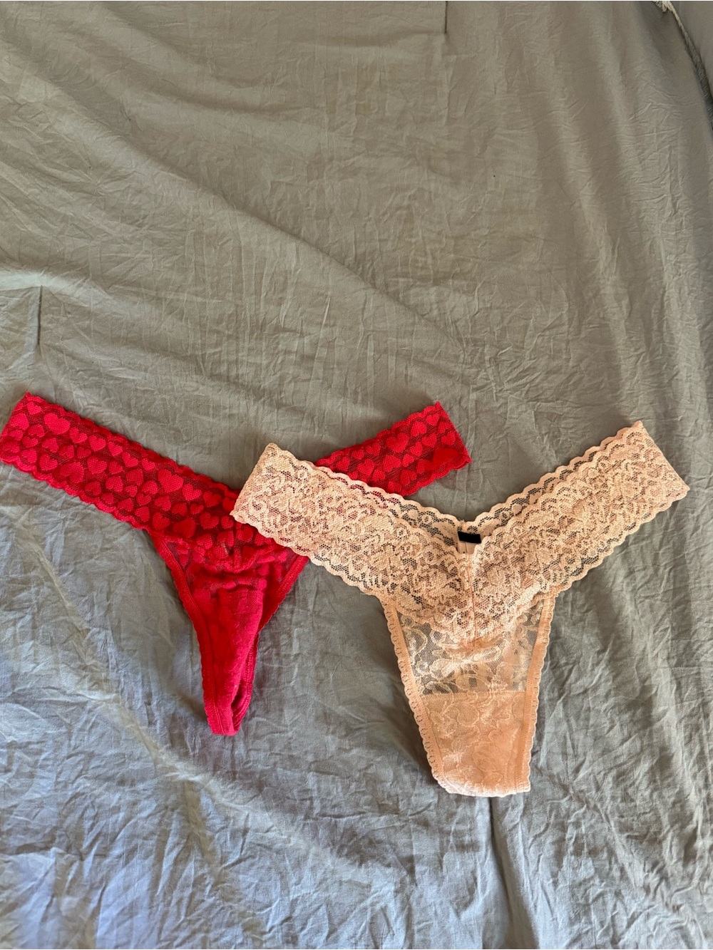 Vintage Victorias Secret lace thongs